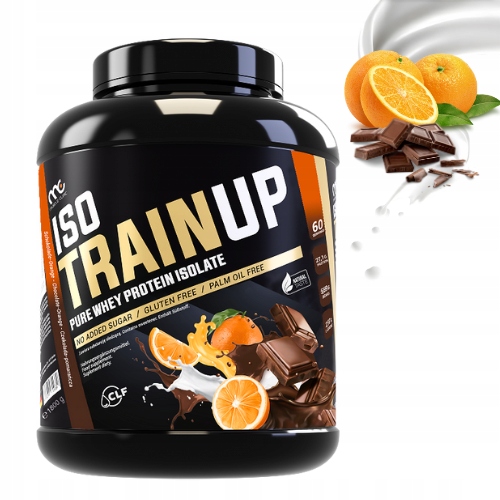 MUSCLE CLINIC ISO TRAIN UP 1800g IZOLAT BIAŁKA-0 CUKRU CZEKOLADA POMARAŃCZA