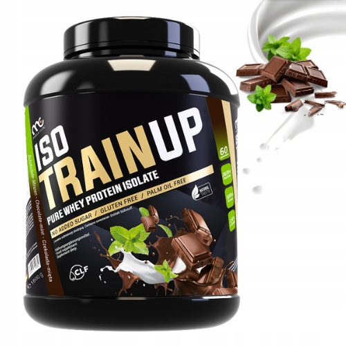MUSCLE CLINIC ISO TRAIN UP 1800g IZOLAT BIAŁKA ZERO CUKRU - CZEKOLADA MIĘTA