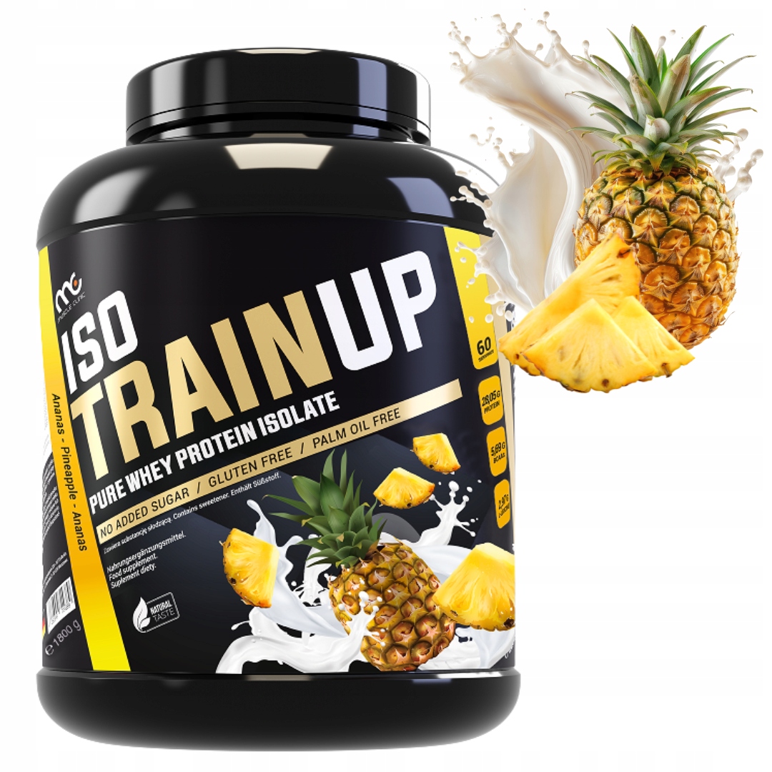 MUSCLE CLINIC ISO TRAIN UP 2250 g IZOLAT BIAŁKA - ANANAS