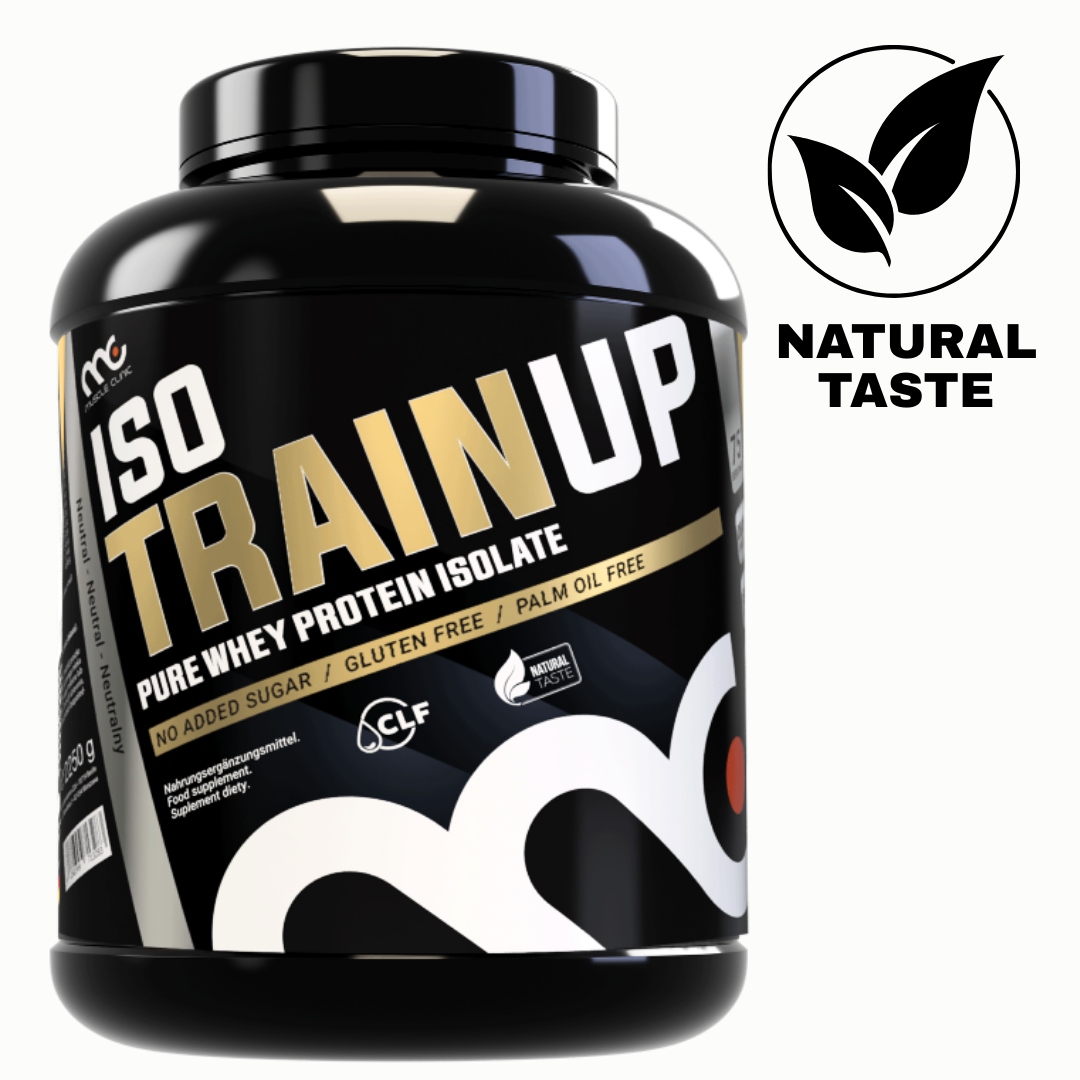 MUSCLE CLINIC ISO TRAIN UP 2250 g IZOLAT BIAŁKA - NATURALNY