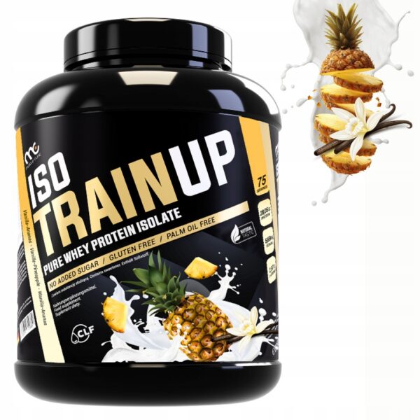 MUSCLE CLINIC ISO TRAIN UP 2250 g IZOLAT BIAŁKA - WANILIA ANANAS