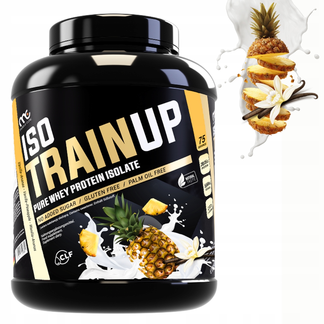 MUSCLE CLINIC ISO TRAIN UP 2250 g IZOLAT BIAŁKA - WANILIA ANANAS