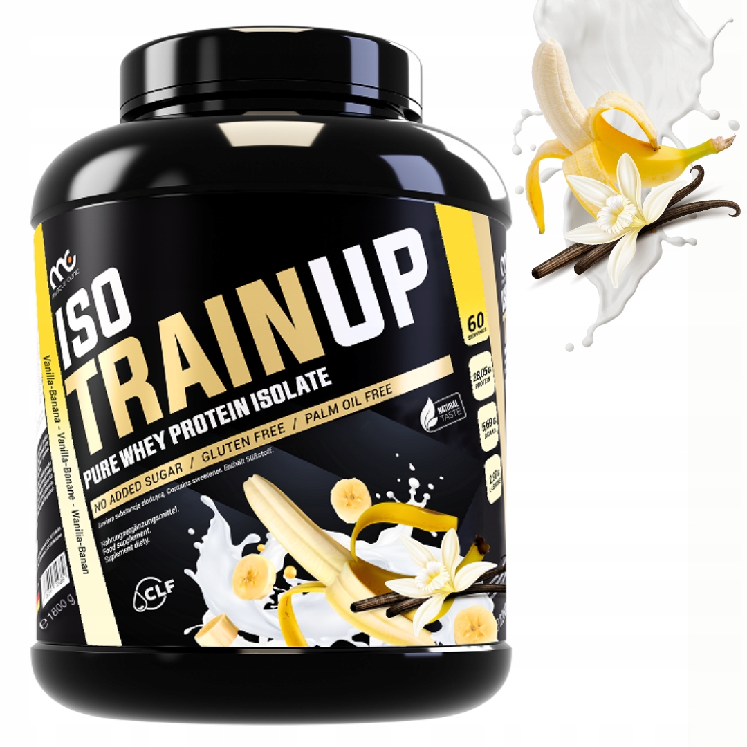 MUSCLE CLINIC ISO TRAIN UP 2250 g IZOLAT BIAŁKA - WANILIA BANAN