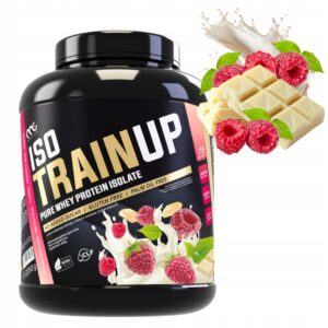 MUSCLE CLINIC ISO TRAIN UP 2250g IZOLAT BIAŁKA BEZ CUKRU - CZEKOLADA MALINA