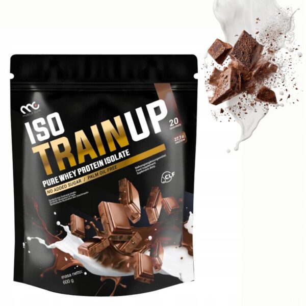 MUSCLE CLINIC ISO TRAIN UP 600 g IZOLAT BIAŁKA - CZEKOLADA