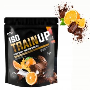 MUSCLE CLINIC ISO TRAIN UP 600 g IZOLAT BIAŁKA - CZEKOLADA POMARAŃCZA