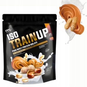 MUSCLE CLINIC ISO TRAIN UP 600 g IZOLAT BIAŁKA - MASŁO ORZECHOWE