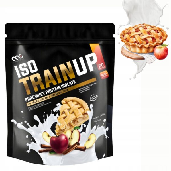 MUSCLE CLINIC ISO TRAIN UP 600 g IZOLAT BIAŁKA - SZARLOTKA