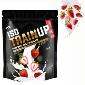 MUSCLE CLINIC ISO TRAIN UP 600 g IZOLAT BIAŁKA - TRUSKAWKA