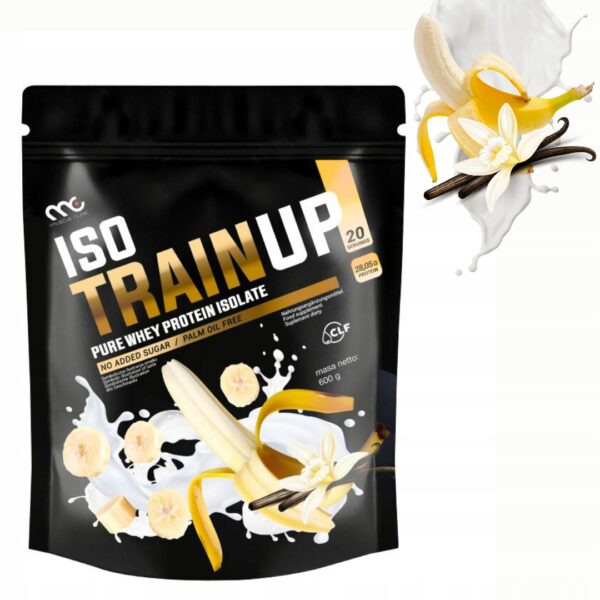 MUSCLE CLINIC ISO TRAIN UP 600 g IZOLAT BIAŁKA - WANILIA BANAN
