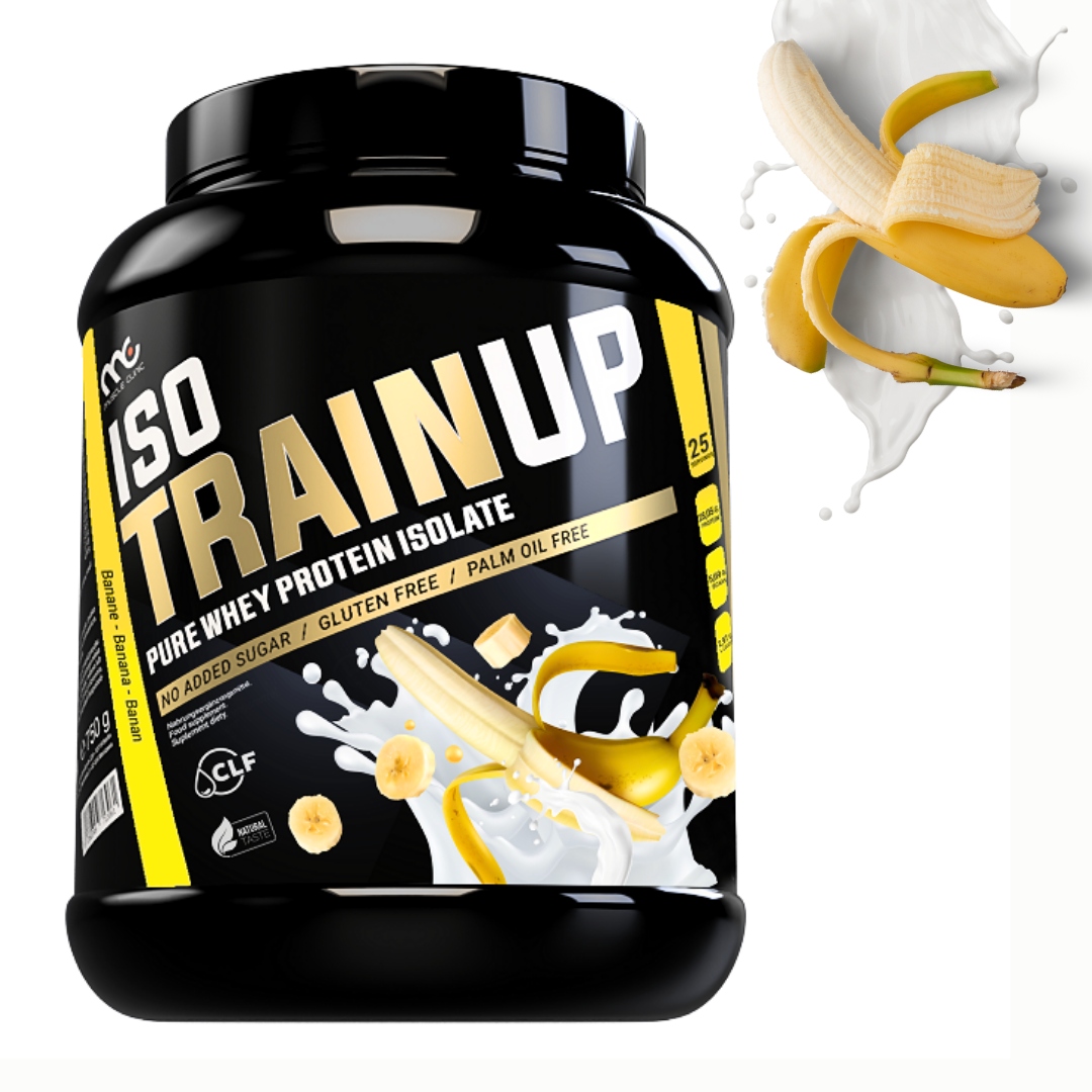 MUSCLE CLINIC ISO TRAIN UP 750 g IZOLAT BIAŁKA - BANAN