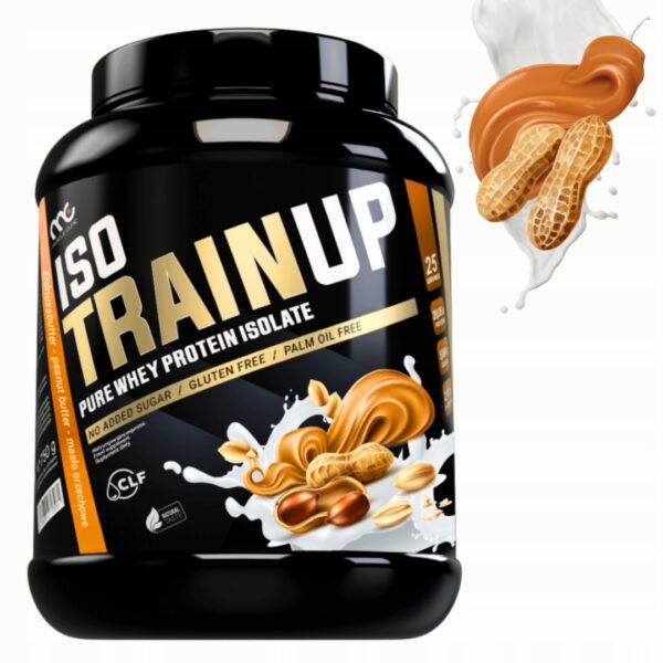 MUSCLE CLINIC ISO TRAIN UP 750 g IZOLAT BIAŁKA - MASŁO ORZECHOWE