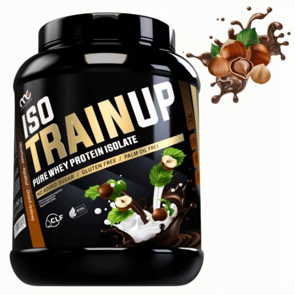 MUSCLE CLINIC ISO TRAIN UP 750 g IZOLAT BIAŁKA - ORZECH LASKOWY