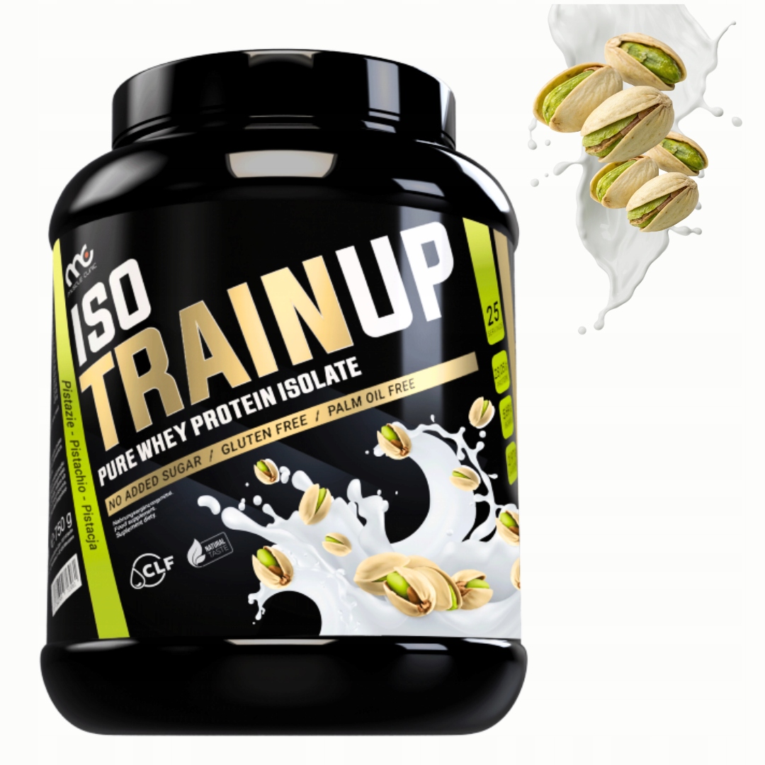 MUSCLE CLINIC ISO TRAIN UP 750 g IZOLAT BIAŁKA - PISTACJA