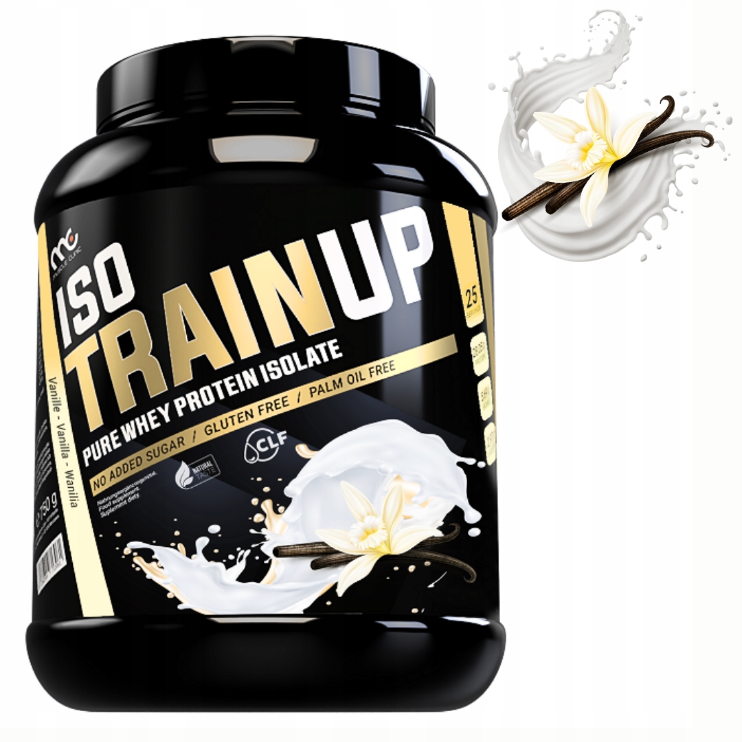 MUSCLE CLINIC ISO TRAIN UP 750 g IZOLAT BIAŁKA - WANILIA