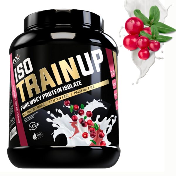 MUSCLE CLINIC ISO TRAIN UP 750 g IZOLAT BIAŁKA - ŻURAWINA