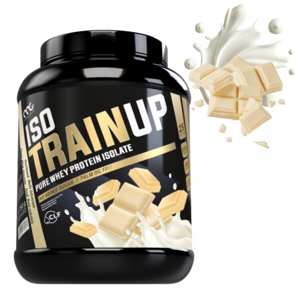 MUSCLE CLINIC ISO TRAIN UP 750g IZOLAT BIAŁKA - BIAŁA CZEKOLADA new