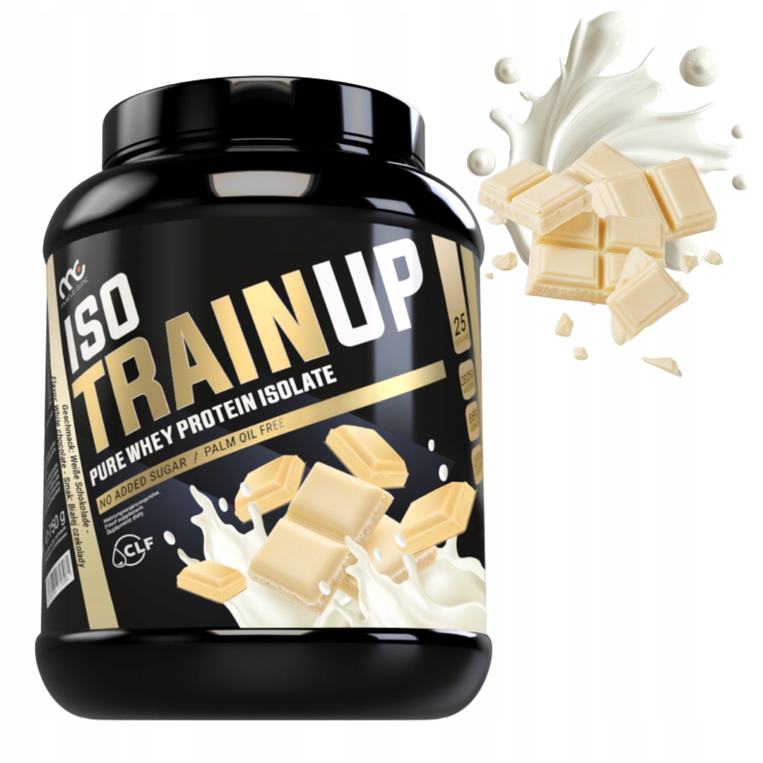 MUSCLE CLINIC ISO TRAIN UP 750g IZOLAT BIAŁKA - BIAŁA CZEKOLADA new