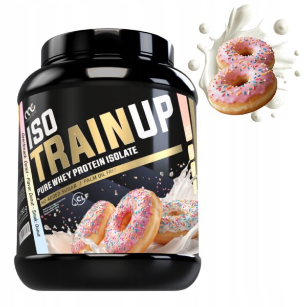 MUSCLE CLINIC ISO TRAIN UP 750g IZOLAT BIAŁKA - PĄCZEK DONUT new