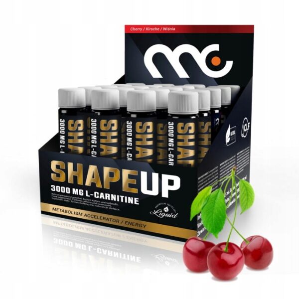 MUSCLE CLINIC SHAPE UP SHOT 25ml 3000 mg L-karnityny ODCHUDZANIE - ENERGIA