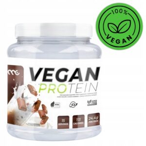 MUSCLE CLINIC VEGAN PROTEIN 450 g BIAŁKO ROŚLINNE - CZEKOLADA