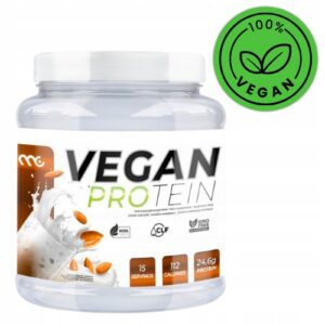 MUSCLE CLINIC VEGAN PROTEIN 450 g BIAŁKO ROŚLINNE - MIGDAŁ