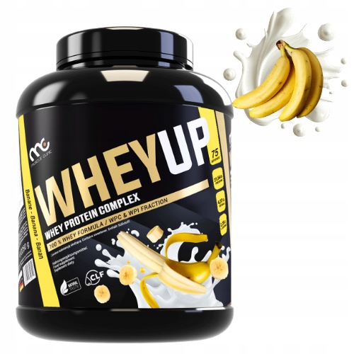 MUSCLE CLINIC WHEY UP 1800g ODŻYWKA BIAŁKOWA KONCENTRAT - BANAN