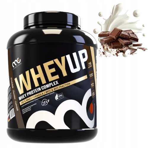 MUSCLE CLINIC WHEY UP 1800g ODŻYWKA BIAŁKOWA KONCENTRAT - CZEKOLADA