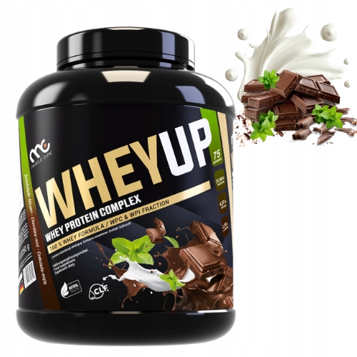 MUSCLE CLINIC WHEY UP 1800g ODŻYWKA BIAŁKOWA KONCENTRAT - CZEKOLADA MIĘTA