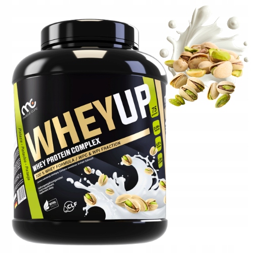 MUSCLE CLINIC WHEY UP 1800g ODŻYWKA BIAŁKOWA KONCENTRAT - PISTACJA