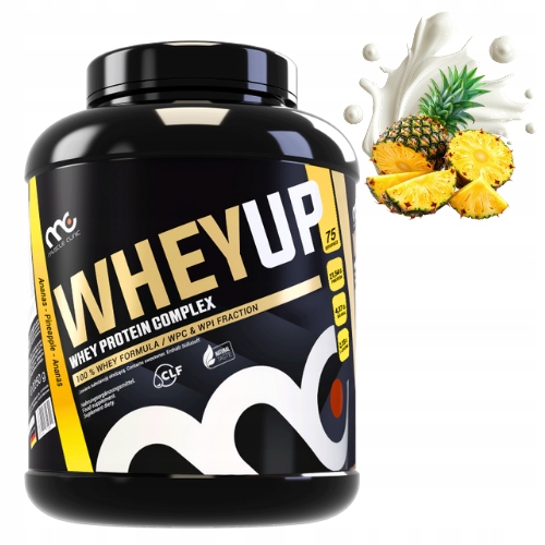 MUSCLE CLINIC WHEY UP 2250g ODŻYWKA BIAŁKOWA KONCENTRAT - ANANAS
