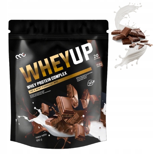 MUSCLE CLINIC WHEY UP 600g ODŻYWKA BIAŁKOWA KONCENTRAT - CZEKOLADA