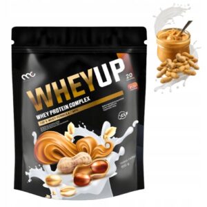 MUSCLE CLINIC WHEY UP 600g ODŻYWKA BIAŁKOWA KONCENTRAT - MASŁO ORZECHOWE