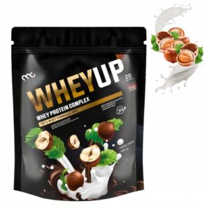 MUSCLE CLINIC WHEY UP 600g ODŻYWKA BIAŁKOWA KONCENTRAT - ORZECH LASKOWY