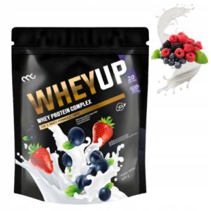 MUSCLE CLINIC WHEY UP 600g ODŻYWKA BIAŁKOWA KONCENTRAT - OWOCE LEŚNE