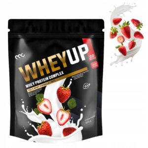 MUSCLE CLINIC WHEY UP 600g ODŻYWKA BIAŁKOWA KONCENTRAT- TRUSKAWKA
