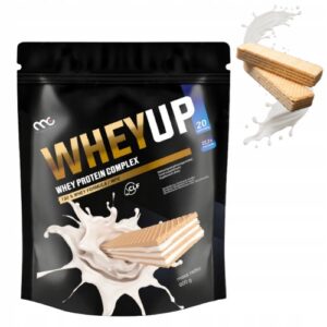 MUSCLE CLINIC WHEY UP 600g ODŻYWKA BIAŁKOWA KONCENTRAT - WAFELEK
