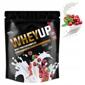 MUSCLE CLINIC WHEY UP 600g ODŻYWKA BIAŁKOWA KONCENTRAT - ŻURAWINA