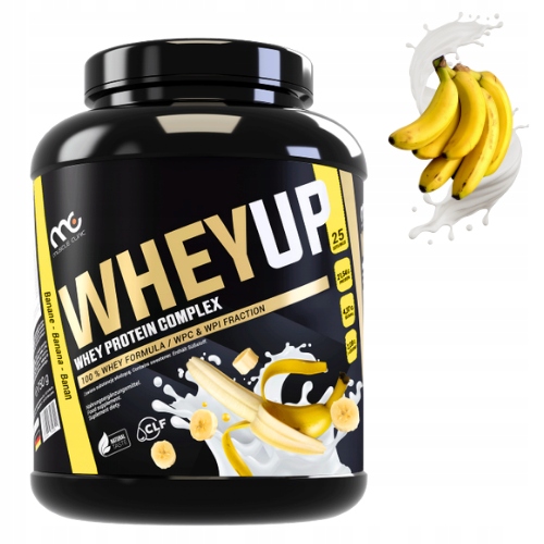 MUSCLE CLINIC WHEY UP 750g ODŻYWKA BIAŁKOWA KONCENTRAT - BANAN