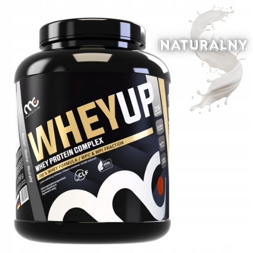 MUSCLE CLINIC WHEY UP 750g ODŻYWKA BIAŁKOWA KONCENTRAT - NATURALNY