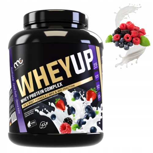 MUSCLE CLINIC WHEY UP 750g ODŻYWKA BIAŁKOWA KONCENTRAT - OWOCE LEŚNE