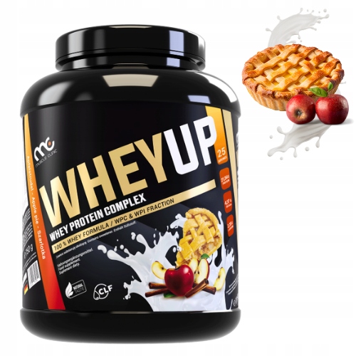 MUSCLE CLINIC WHEY UP 750g ODŻYWKA BIAŁKOWA KONCENTRAT - SZARLOTKA