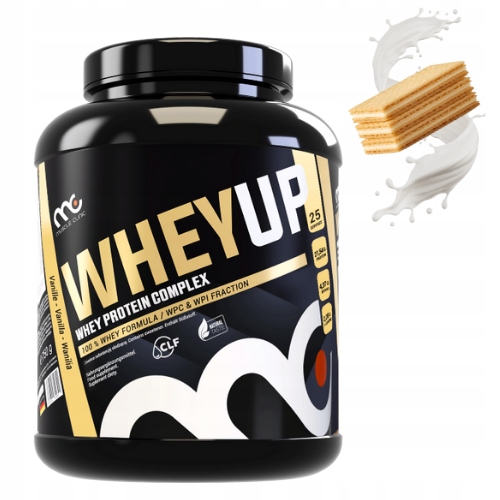 MUSCLE CLINIC WHEY UP 750g ODŻYWKA BIAŁKOWA KONCENTRAT - WAFELEK