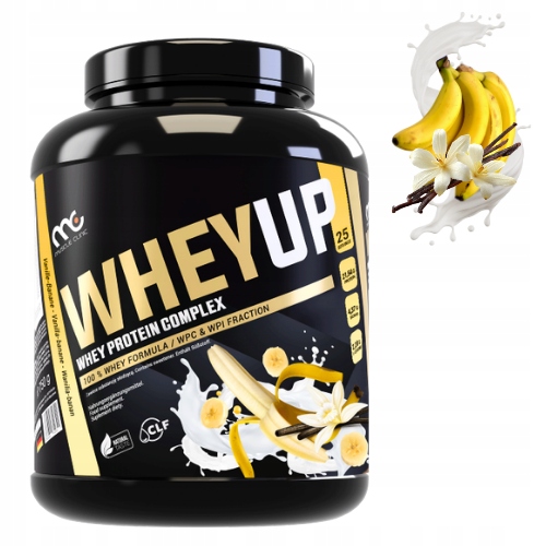 MUSCLE CLINIC WHEY UP 750g ODŻYWKA BIAŁKOWA KONCENTRAT - WANILIA BANAN