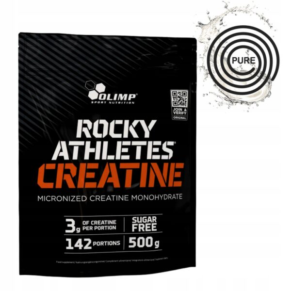 OLIMP ROCKY ATHLETES CREATINE 500 g KREATYNA - SIŁA - REGENERACJA - PURE