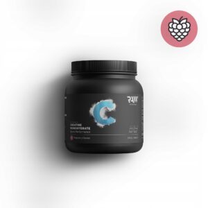 RAW NUTRITION KREATYNA MONOHYDRAT 500g SIŁA - WYTRZYMAŁOŚĆ - MÓZG - MALINA