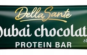 SANTE BATON PROTEINOWY DUBAI CHOCOLATE STYLE 45g PYSZNY i CHRUPIĄCY