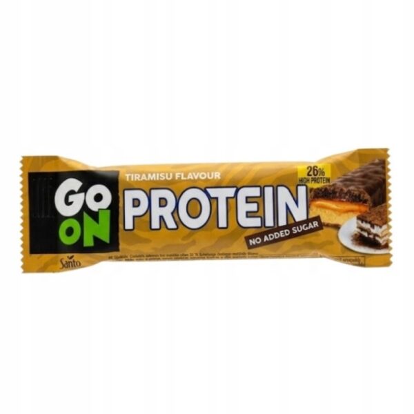 SANTE GO ON BATON PROTEINOWY 45 g SIŁA WYTRZYMAŁOŚĆ ENERGIA POBUDZENIE