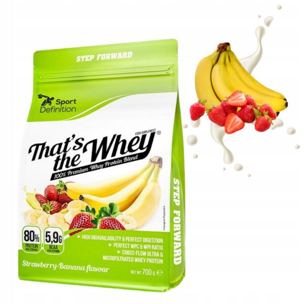 SPORT DEFINITION THAT'S THE WHEY 700g BIAŁKO WPC + WPI - TRUSKAWKA /BANAN
