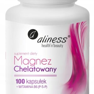 Suplement diety Aliness Magnez chelatowany wegetariański 100 kaps.